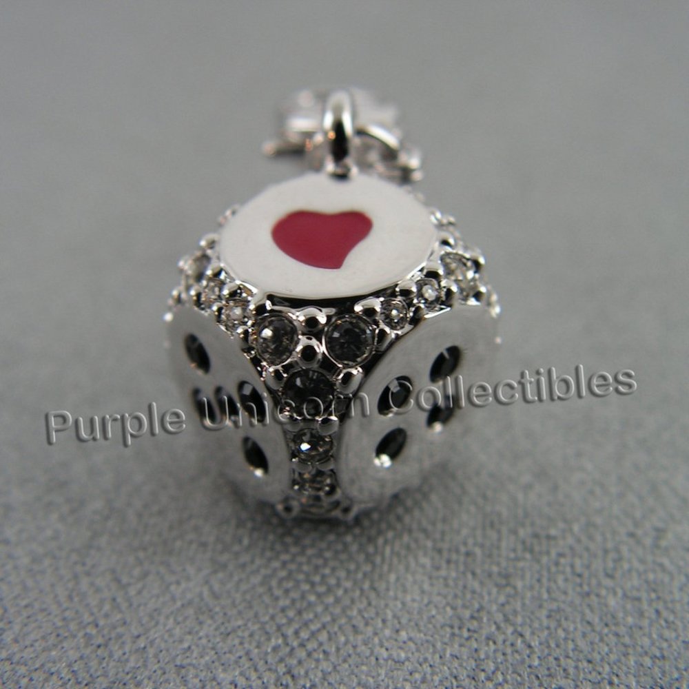 Swarovski Crystal Casino Themed Dice Charm